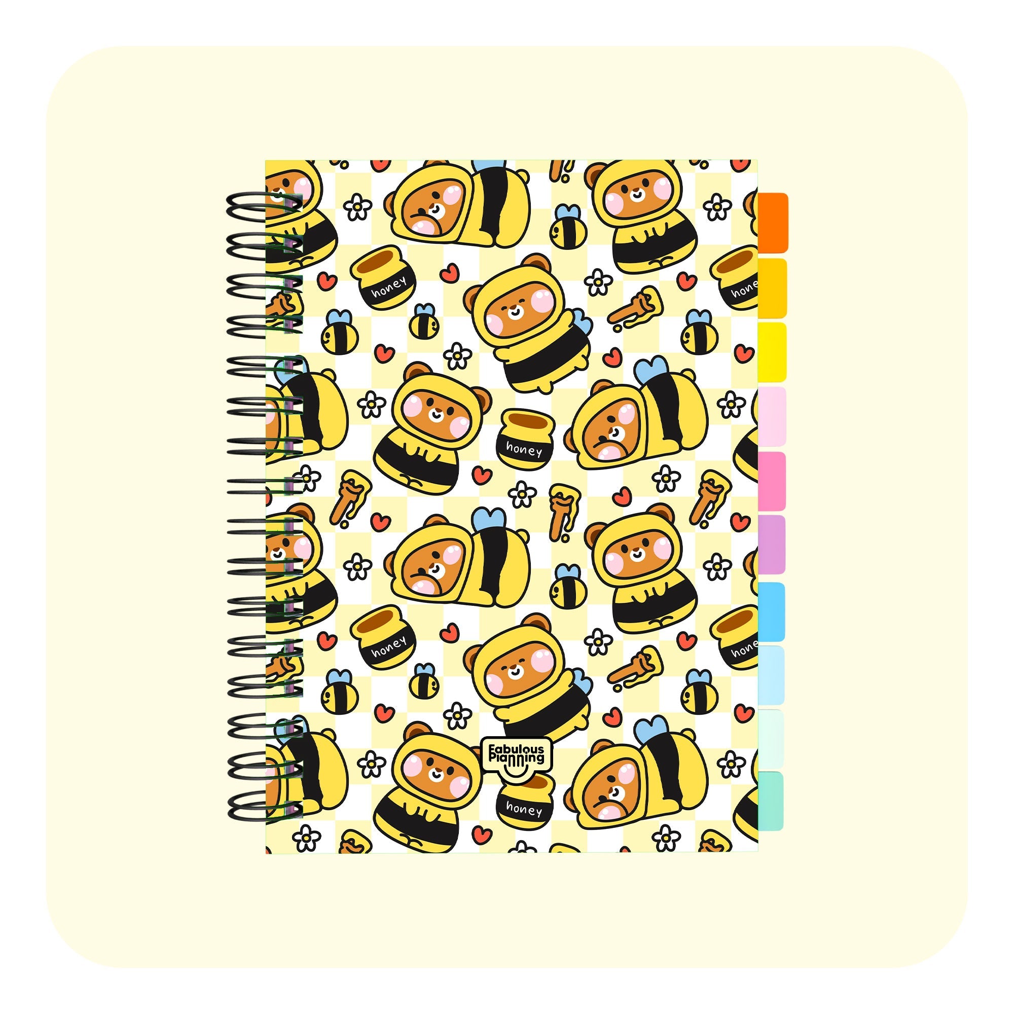 Daily Undated Spiral Spiral Journal