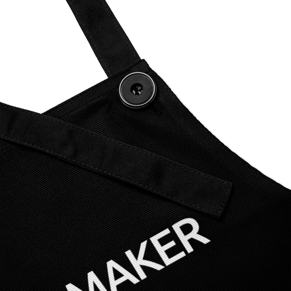 Cake Maker Black Apron