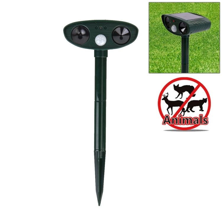 Powerful Ultrasonic Solar-powered Animal Repeller With PIR Sensor & Light Sensor, RC-511 RC-511
