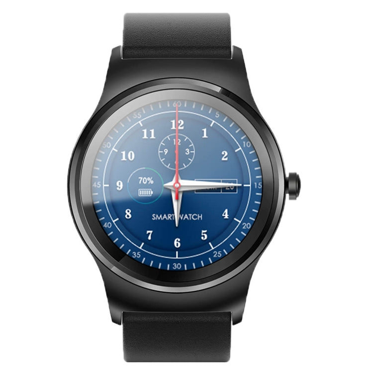 Smart Watch – 1.28" Screen, Heart Rate Monitoring, Leather