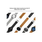 Smart Watch – 1.28" Screen, Heart Rate Monitoring, Leather