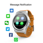 Smart Watch – 1.28" Screen, Heart Rate Monitoring, Leather