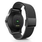 Smart Watch – 1.28" Screen, Heart Rate Monitoring, Leather