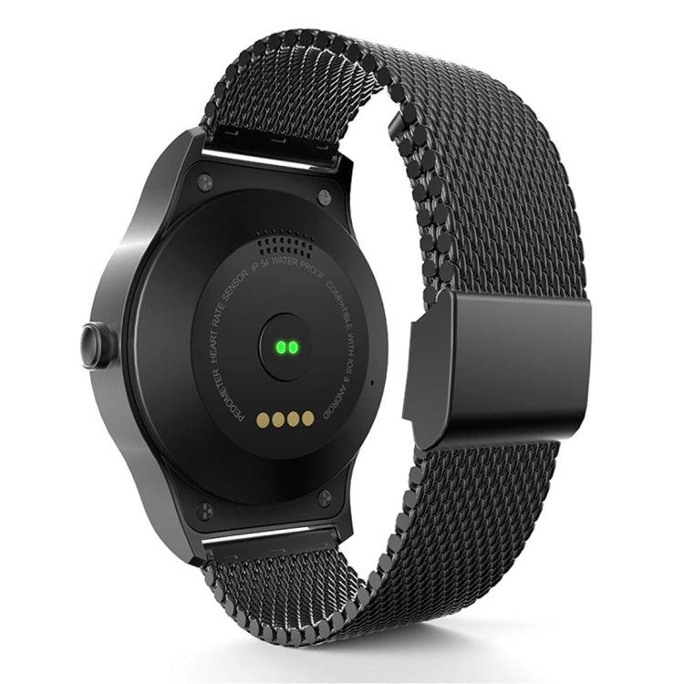 Smart Watch – 1.28" Screen, Heart Rate Monitoring, Leather