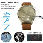 2 PCS ENKAY Hat-Prince for Garmin Vivomove HR Smart Watch 0.2mm 9H Surface Hardness 2.15D Explosion-proof Tempered Glass Screen Film, For Garmin Vivomove HR