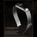 Mijobs Milan CS Screwless Buckle Metal Watch Band Case for Xiaomi Mi Band 5 & 6, Host not Included