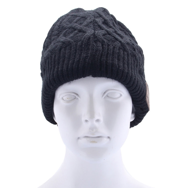Wavy Textured Knitted Bluetooth Headset Warm Winter Beanie Hat with Mic for Boy & Girl & Adults – Bluetooth