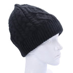 Wavy Textured Knitted Bluetooth Headset Warm Winter Beanie Hat with Mic for Boy & Girl & Adults – Bluetooth