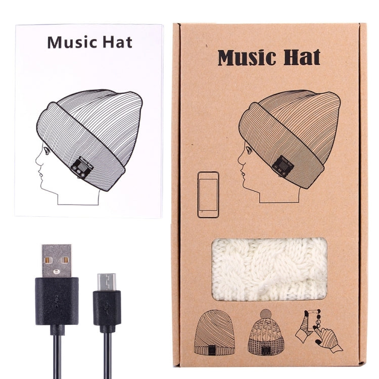 Wavy Textured Knitted Bluetooth Headset Warm Winter Beanie Hat with Mic for Boy & Girl & Adults – Bluetooth