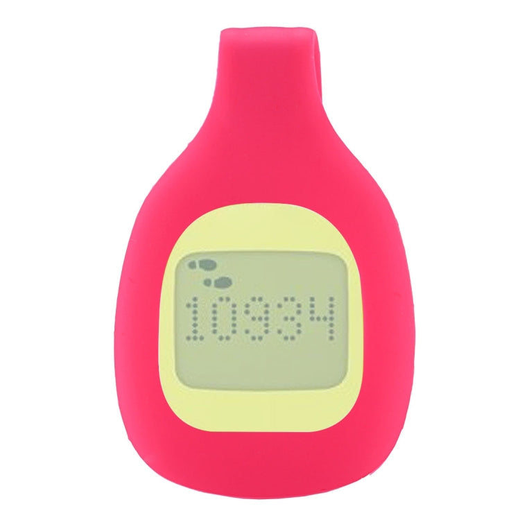For Fitbit Zip Smart Watch Clip Style Silicone Case, Size: 5.2x3.2x1.3cm Magenta