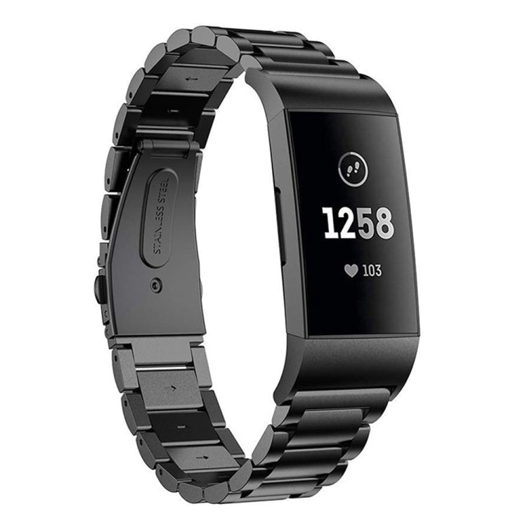 Watch Band – Stainless Steel (Fitbit Charge 3) Black
