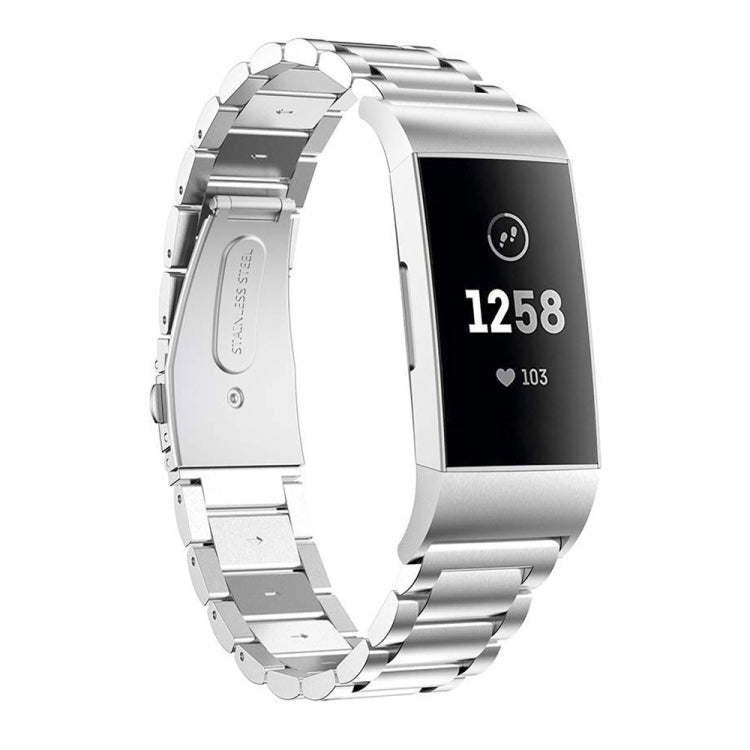 Watch Band – Stainless Steel (Fitbit Charge 3) Silver