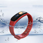 DOMIN0 C1S 0.96 inches IPS Color Screen Smart Bracelet IP67 Waterproof, Support Call Reminder /Heart Rate Monitoring /Blood Pressure Monitoring /Sleep Monitoring /Sedentary Reminder / Remote Control