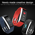 B11 0.96 inches IPS Color Screen Smart Bracelet IP67 Waterproof, Support Call Reminder /Heart Rate Monitoring /Blood Pressure Monitoring /Sleep Monitoring / Sedentary Reminder – Waterproof