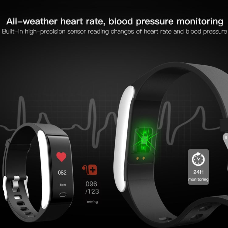 B11 0.96 inches IPS Color Screen Smart Bracelet IP67 Waterproof, Support Call Reminder /Heart Rate Monitoring /Blood Pressure Monitoring /Sleep Monitoring / Sedentary Reminder – Waterproof