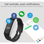 B11 0.96 inches IPS Color Screen Smart Bracelet IP67 Waterproof, Support Call Reminder /Heart Rate Monitoring /Blood Pressure Monitoring /Sleep Monitoring / Sedentary Reminder – Waterproof