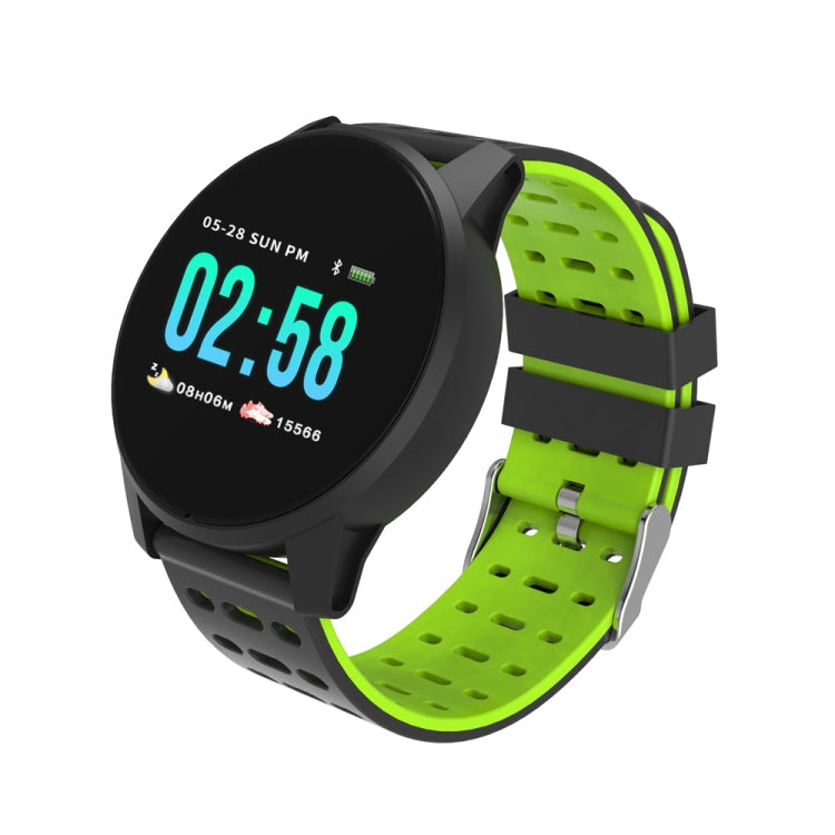 KY108 1.3 inches 240x240 Resolution Smart Bracelet IP67 Waterproof, Support Call Reminder /Heart Rate Monitoring /Sleep Monitoring /Blood Pressure Monitoring /Blood Oxygen Monitoring Green