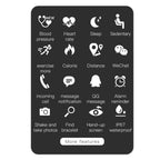 KY108 1.3 inches 240x240 Resolution Smart Bracelet IP67 Waterproof, Support Call Reminder /Heart Rate Monitoring /Sleep Monitoring /Blood Pressure Monitoring /Blood Oxygen Monitoring