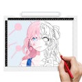 A4-19 6.5W Three Level of Brightness Dimmable A4 LED Drawing Sketchpad Light Pad with USB Cable Default Title