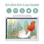 A4-19 6.5W Three Level of Brightness Dimmable A4 LED Drawing Sketchpad Light Pad with USB Cable