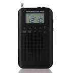 HRD-104 Mini Portable FM + AM Two Band Radio with Loudspeaker