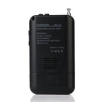 HRD-104 Mini Portable FM + AM Two Band Radio with Loudspeaker