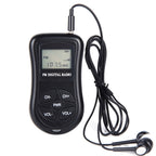 HRD-107 DSP Digital Display Portable Stereo FM Radio with Headset Default Title