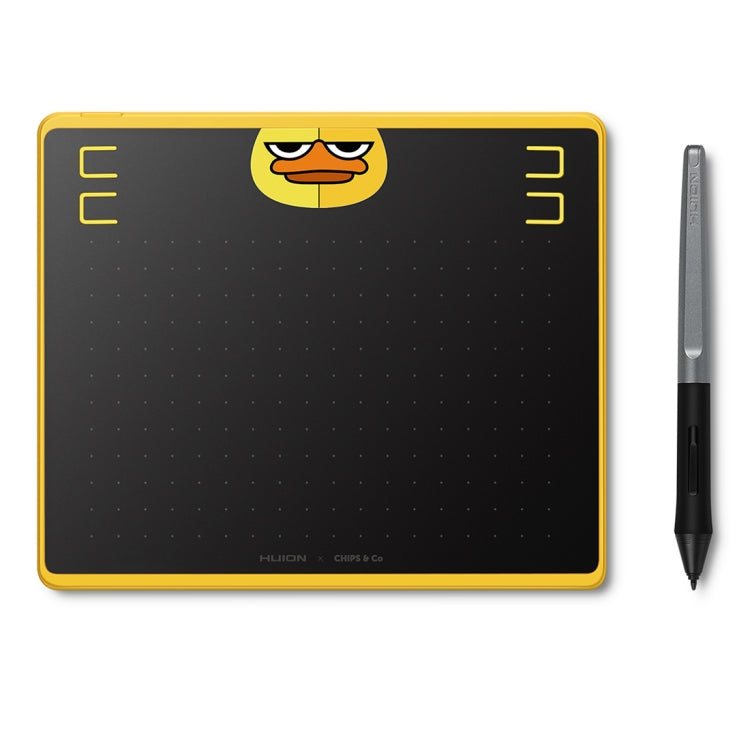 HUION HS64 Chips Special Edition 5080 LPI Art Drawing Tablet with Battery-free Pen for Fun, HS64 HS64