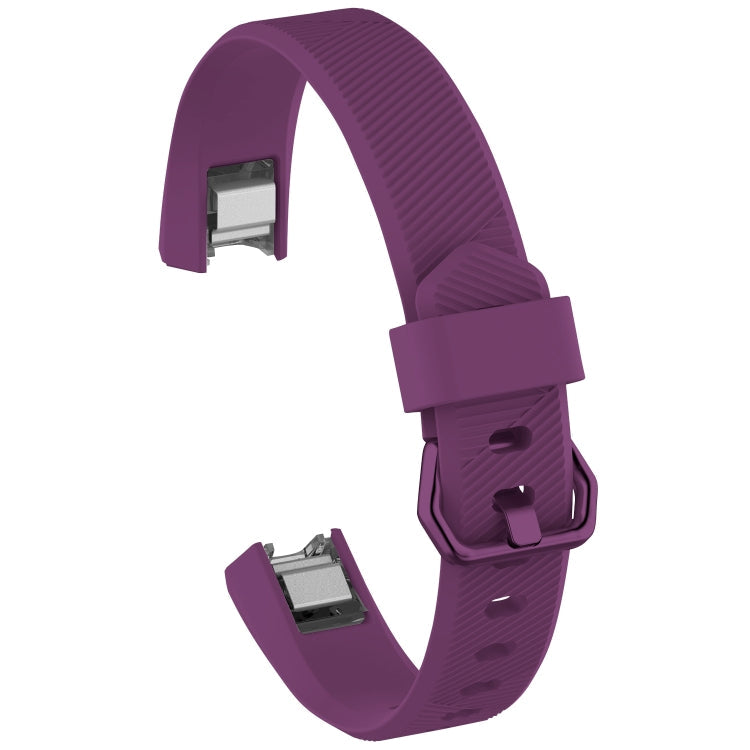Solid Color Silicone Watch Band for FITBIT Alta / HR, Size: L(Brown), L – Durable Build, Easy to Use L CA0668BP