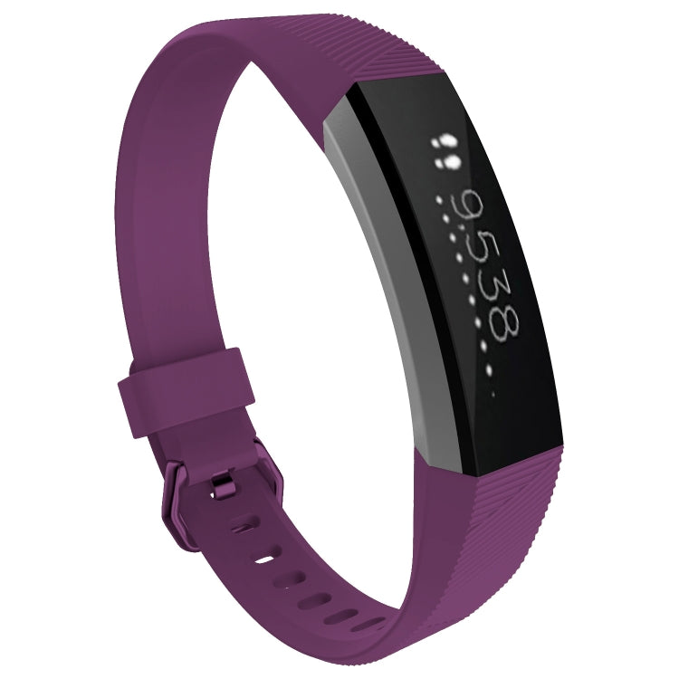 Solid Color Silicone Watch Band for FITBIT Alta / HR, Size: L(Brown), L – Durable Build, Easy to Use