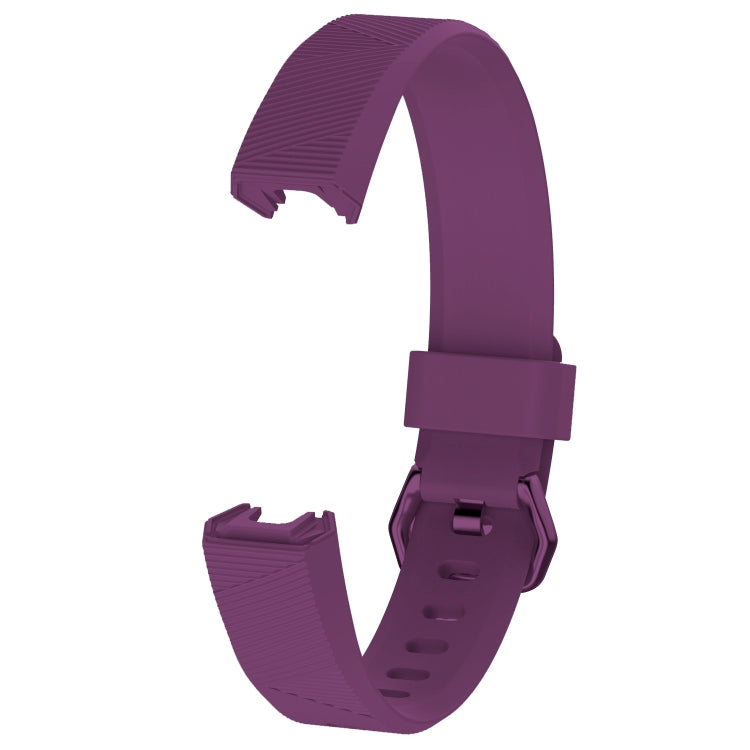 Solid Color Silicone Watch Band for FITBIT Alta / HR, Size: L(Brown), L – Durable Build, Easy to Use