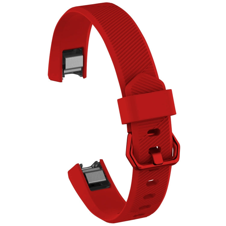 Solid Color Silicone Watch Band for FITBIT Alta / HR, Size: L(Brown), L – Durable Build, Easy to Use L CA0668RH