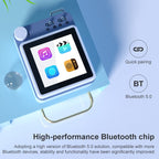 mahdi M188 8GB Bluetooth MP3 Music Video Player – Card Slot, Bluetooth