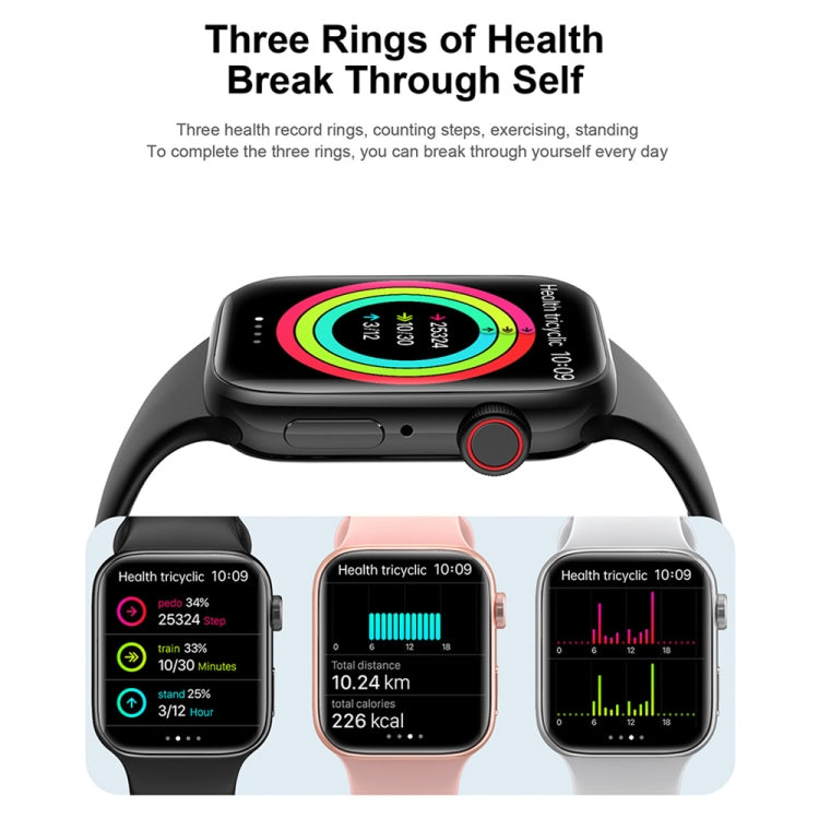 T900 Smart Watch – 1.92" Screen, Blood Pressure Monitoring, Heart Rate Monitoring