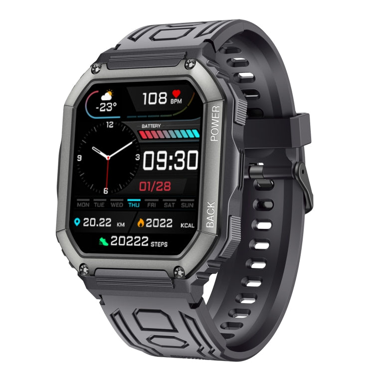KR06 Smart Watch – Blood Pressure Monitoring, Heart Rate Monitoring Black