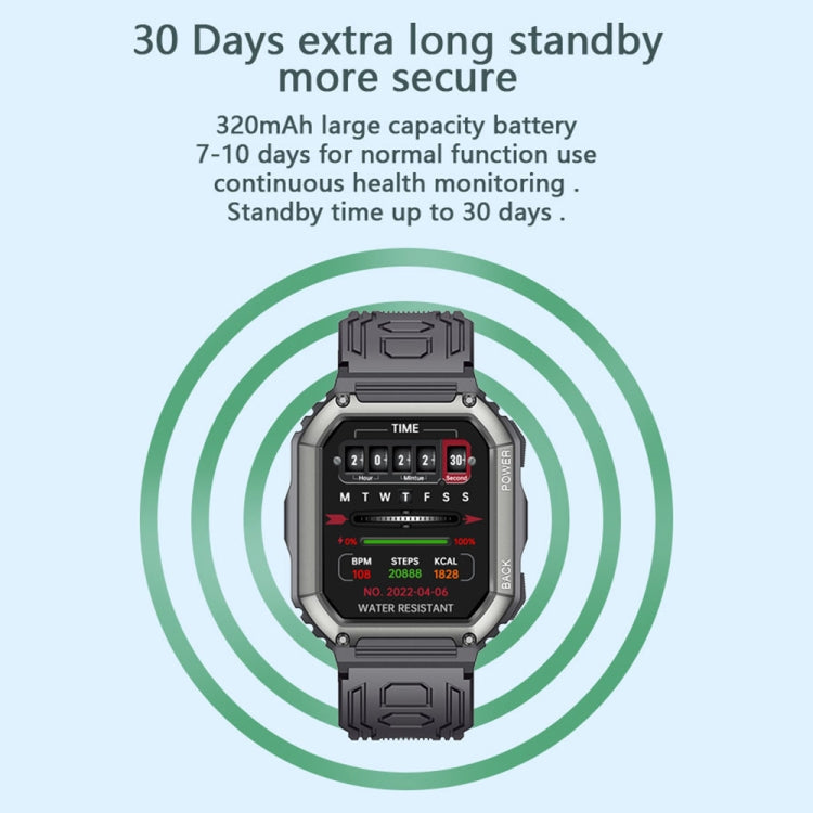 KR06 Smart Watch – Blood Pressure Monitoring, Heart Rate Monitoring