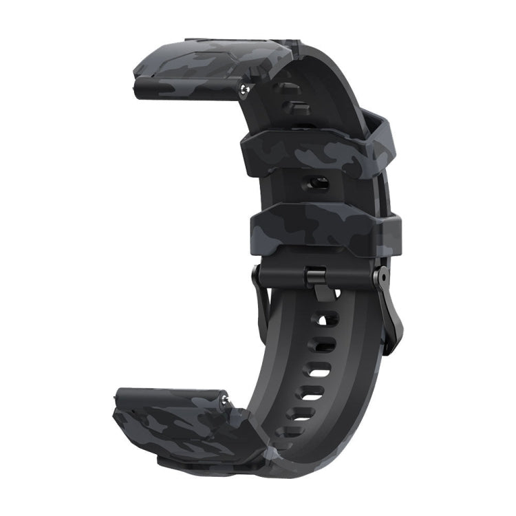 For KOSPET TANK M1 Pro (CA0832B) Silicone Watch Band, Watch Band Camouflage, Watch Band Black Watch Band Camouflage Camouflage