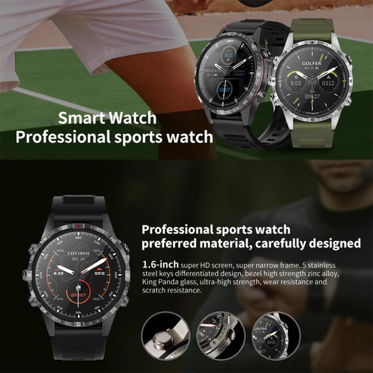 HAMTOD Smart Watch – 1.6" Screen, Heart Rate Monitoring, Bluetooth Call