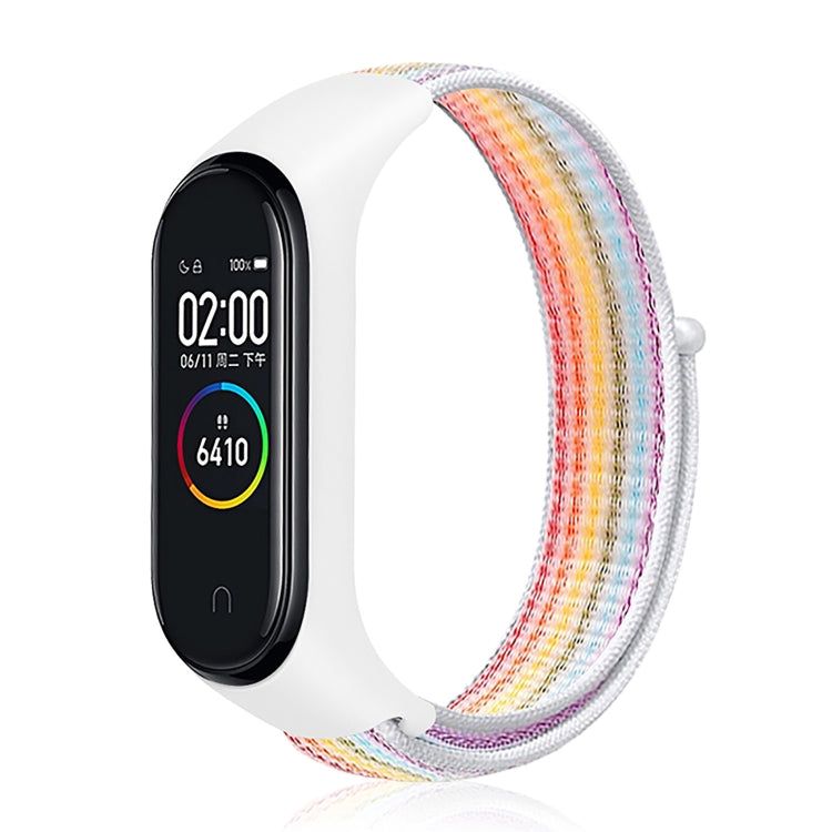 Smart Watch Nylon Woven Watch Band for Xiaomi Mi Band 3 / 4 Colour