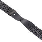 For Fitbit Blaze Smart Watch Butterfly Buckle 3 Beads Stainless Steel Watchband