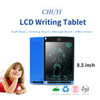 Portable 8.5 inch LCD Writing Tablet Drawing Graffiti Electronic Handwriting Pad Message Graphics Board Draft Paper with Writing Pen, 8.5 inch White, 8.5 inch Black, 8.5 inch Green, 8.5 inch Blue, 8.5 inch Red