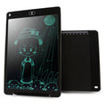 Portable 12 inch LCD Writing Tablet Drawing Graffiti Electronic Handwriting Pad Message Graphics Board Draft Paper with Writing Pen, 12 inch White, 12 inch Black, 12 inch Green, 12 inch Blue, 12 inch Red 12 inch Black Black