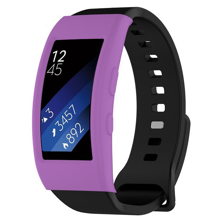 For Galaxy Gear Fit2 / Fit2 Pro R360 Watch Protective Case Purple