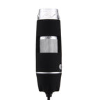 1000X Magnifier 0.3MP Image Sensor USB Digital Microscope with 8 LED & Professional Stand, 1000X
