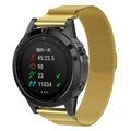 For Garmin Fenix 7S Milanese Watch Band, For Garmin Fenix 7S For Garmin Fenix 7S Gold