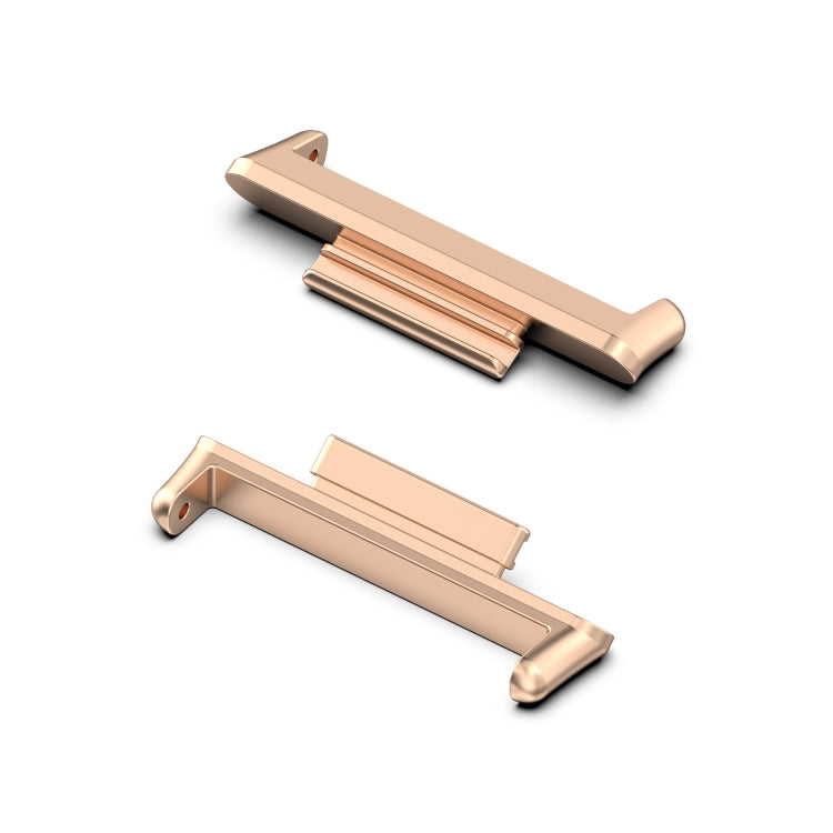 For Huawei Watch Fit 2 2 in 1 Metal Watch Band Connectors – Durable Build, Easy to Use Rose Gold