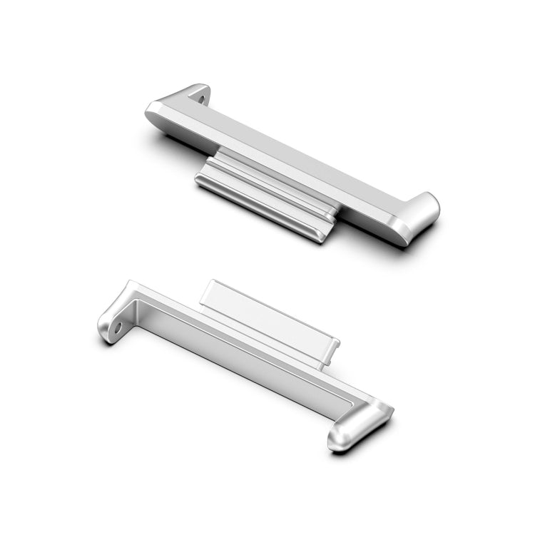 For Huawei Watch Fit 2 2 in 1 Metal Watch Band Connectors – Durable Build, Easy to Use Silver