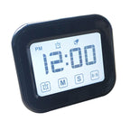 Kitchen Timer Digital Alarm Clock Large LCD Touch Screen Come with Night Light for Cooking Baking Black