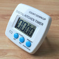 Kitchen Timer Digital Electronic Loud Alarm Magnetic Backing With Holder for Cooking Baking Sports Games Office Blue