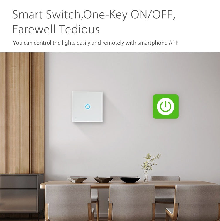 NEO NAS-SC01W Wireless WiFi EU Smart Light Control Switch 1Gang, 1 Gang – TPU